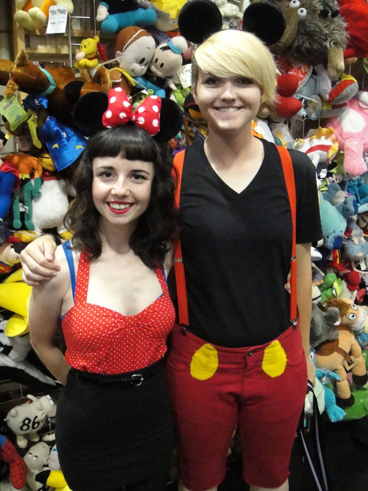 Cosplay of Mickey and Minnie Mouse (Disney characters) at Anime Expo 2011.