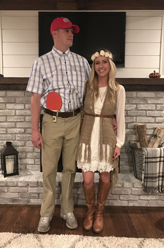 Forrest Gump and Jenny halloween costume