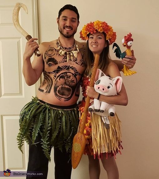 Moana and Maui